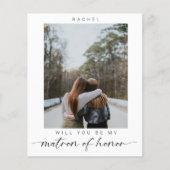 Papier Budget Serez-vous mon chef d'honneur Photo Chic (Devant)