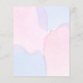 Papier Budget sexe révéler l'invitation rose bleu (Dos)