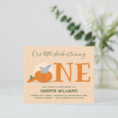 Papier Budget Shark Un Citrouille Premier Invitation d'an (Debout devant)