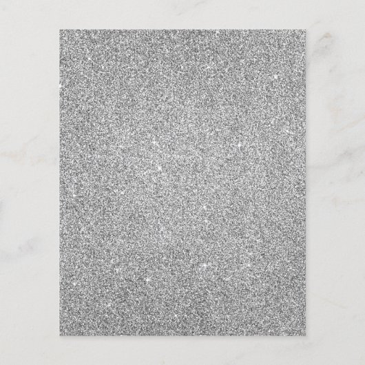 Papier Budget Silver 60e fête d'anniversaire 70's Disco B (Dos)