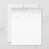 Papier Budget Silver Parties scintillant Mariage Soirée I (Dos)