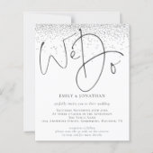 Papier Budget Silver Parties scintillant Nous faisons QR  (Devant)