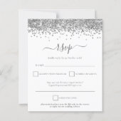 Papier Budget Silver Parties scintillant QR Code Mariage  (Devant)