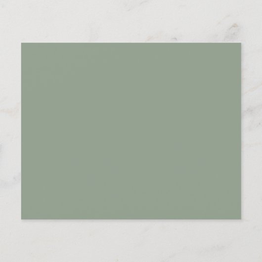 Papier Budget Simple Aquarelle Foliage Mariage botanique (Dos)
