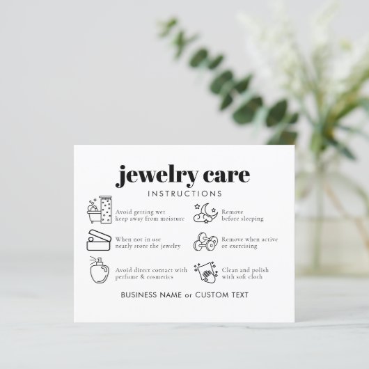 Papier Budget Simple Bijouterie Merci (Debout devant)