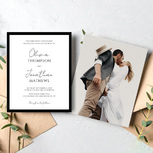 Papier BUDGET simple Cravate noire blanc Script photo Mar