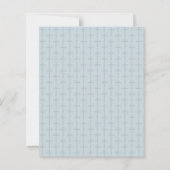 Papier Budget Simple Croix Bleue Garçon Première Communio (Dos)