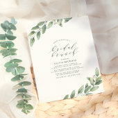 Papier Budget Simple Eucalyptus Green Brunch nuptial