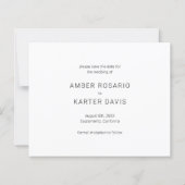 Papier Budget Simple Minimal Blanc clair simple Enregistr (Dos)