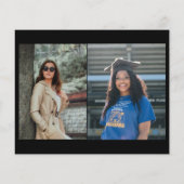 Papier Budget simple moderne 3 photos graduation merci (Dos)