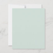 Papier Budget Simple Monnaie Mariage Invitation de soirée (Dos)