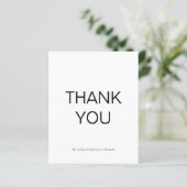 Papier Budget Simple Noir Blanc Personnalisé (Debout devant)