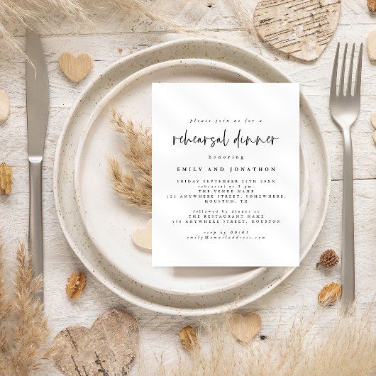 Papier Budget Simple Noir Blanc Répétition Dîner Invitati