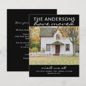 Papier Budget Simple Photo Accueil Déménagement Faire-par (Devant / Derrière)