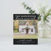 Papier Budget Simple Photo Accueil Déménagement Faire-par (Debout devant)