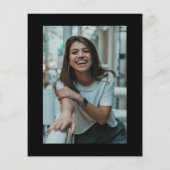 Papier Budget Simple Photo chaque année Anniversaire Invi (Dos)