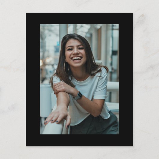 Papier Budget Simple Photo chaque année Anniversaire Invi (Dos)