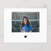 Papier Budget simple script 2 photo graduation merci (Dos)