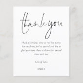 Papier Budget Simple Script Photo Hen Party Merci (Devant)