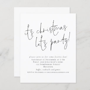Papier Budget Simple Script Son Noël Laissons la fête