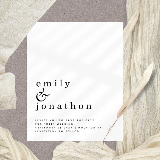 Papier Budget Simple Typographie Mariage Enregistrer La D