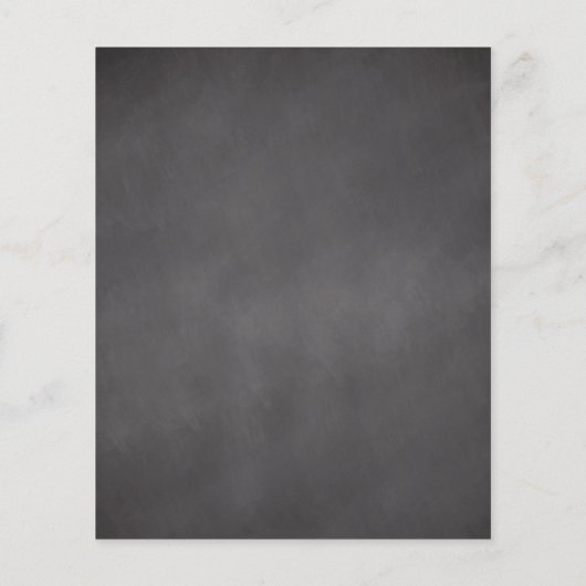 Papier Budget Snowflake Chalkboard Baby shower rose (Dos)