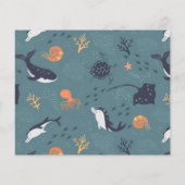 Papier Budget Sous Le Sea Boy Photo Anniversaire (Dos)