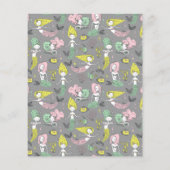 Papier Budget Sous L'Invitation D'Anniversaire De Sirène  (Dos)