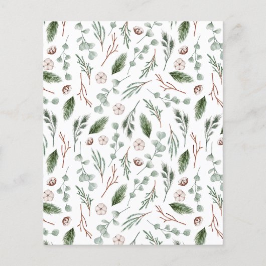 Papier Budget | Souvenirs À feuillage persistant | 10 Noë (Dos)