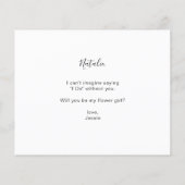 Papier Budget Soyez Ma Fleur Petite Proposition Photo (Dos)