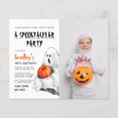 Papier Budget Spooktacular Halloween Fantôme photo Annive (Devant)