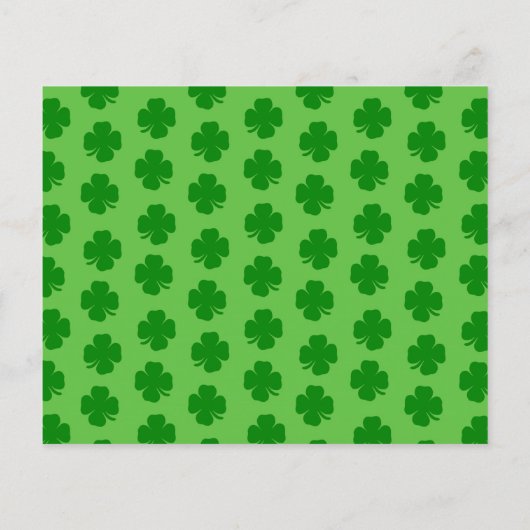Papier Budget St Patrick's Day Party Potluck Invitation P (Dos)