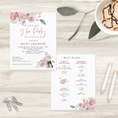 Papier Budget Stiletto Week-end Itinéraire Hen Invitation