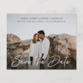 Papier Budget stylé simple Script stylé Enregistrer la da (Devant)