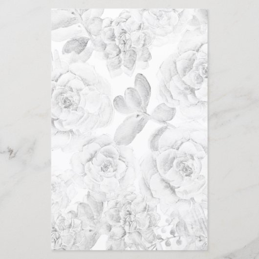 Papier Budget succulent faire-part de mariage bordeaux (Dos)