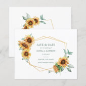 Papier Budget Sunflower Eucalyptus Géométrique Date d'enr (Devant / Derrière)