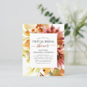 Papier Budget Sunflower Fête des mariées virtuelle Bourgo (Debout devant)