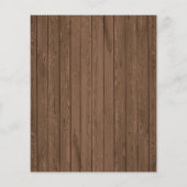 Papier Budget Sunflowers Bridal Showings Invitations Bois (Dos)