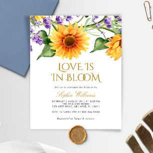 Papier Budget Sunflowers Love in Bloom