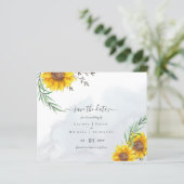 Papier Budget Sunflowers Rustic Woodland Garden Date de s (Debout devant)