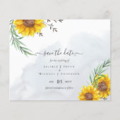 Papier Budget Sunflowers Rustic Woodland Garden Date de s (Devant)