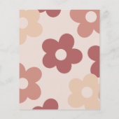 Papier Budget Super One Retro Pink Photo 1er anniversaire (Dos)