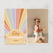Papier Budget Super Sunshine Boho Daisy Photo Anniversair (Devant)