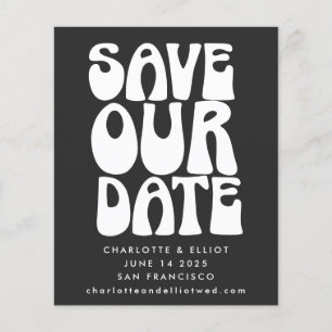 Papier Budget Super unique les années 70 noir blanc Enreg