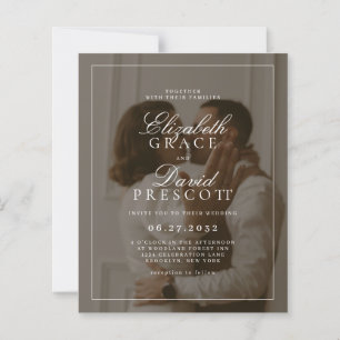 Papier BUDGET Superposition de photo d'argent ancien mode