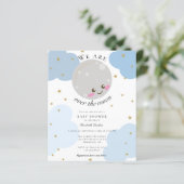 Papier Budget sur le Baby shower de la Lune Blue mare Kaw (Debout devant)