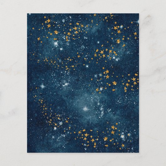 Papier Budget Sur L'Invitation Du Baby shower Spatial De (Dos)