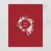 Papier Budget Surprise 40e anniversaire Invitation rustiq (Dos)