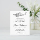 Papier BUDGET Surprise Golf 100e anniversaire Invitation (Debout devant)