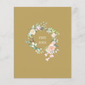 Papier Budget Surprise Party 50e anniversaire Invitation (Dos)